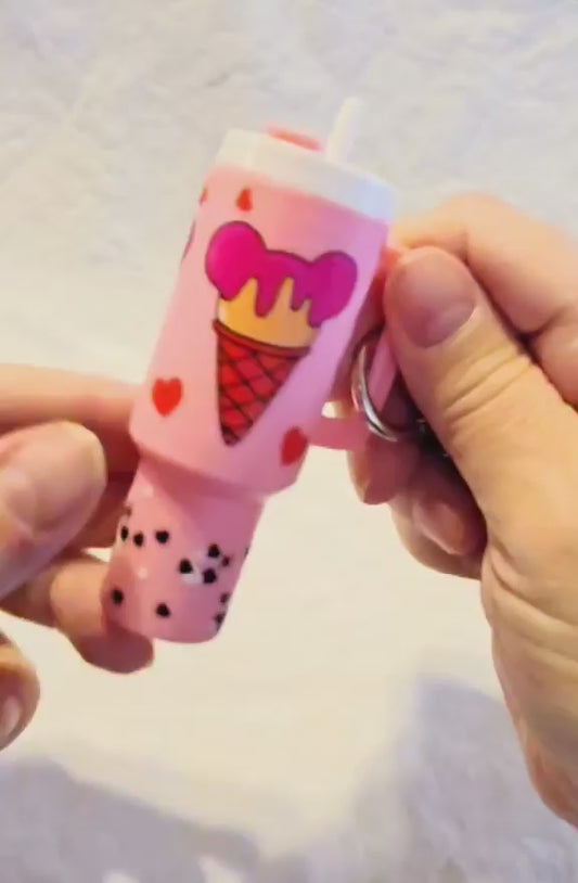 Sweet Treats Mini Tumbler Keychain