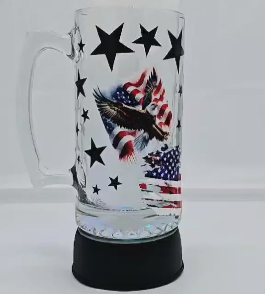 Patriot's Pride Glass Mug