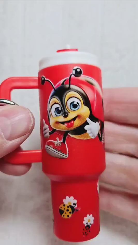 Lucky Ladybug Mini Keeper Keychain