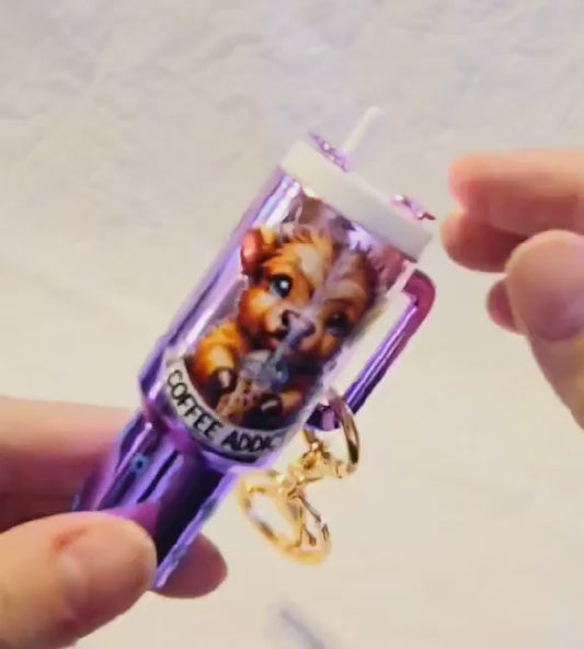 Highland Brew Mini Tumbler Keychain