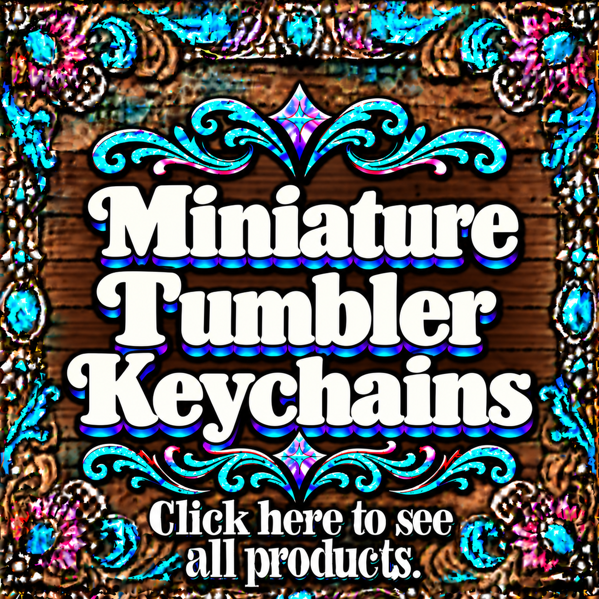 Miniature Tumbler Keychains