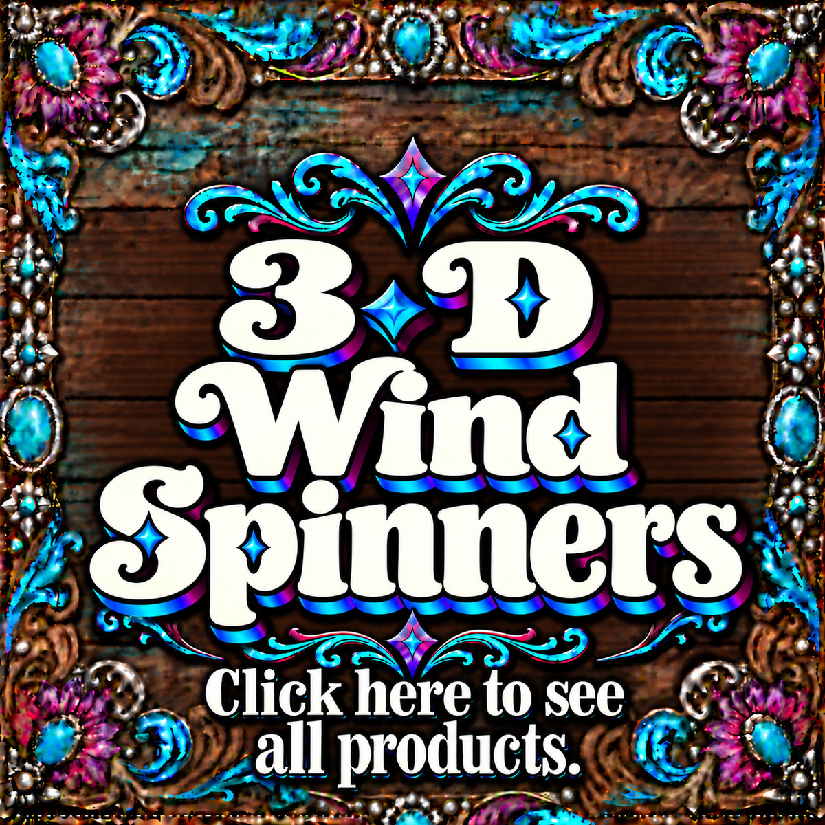 3-D Wind Spinners