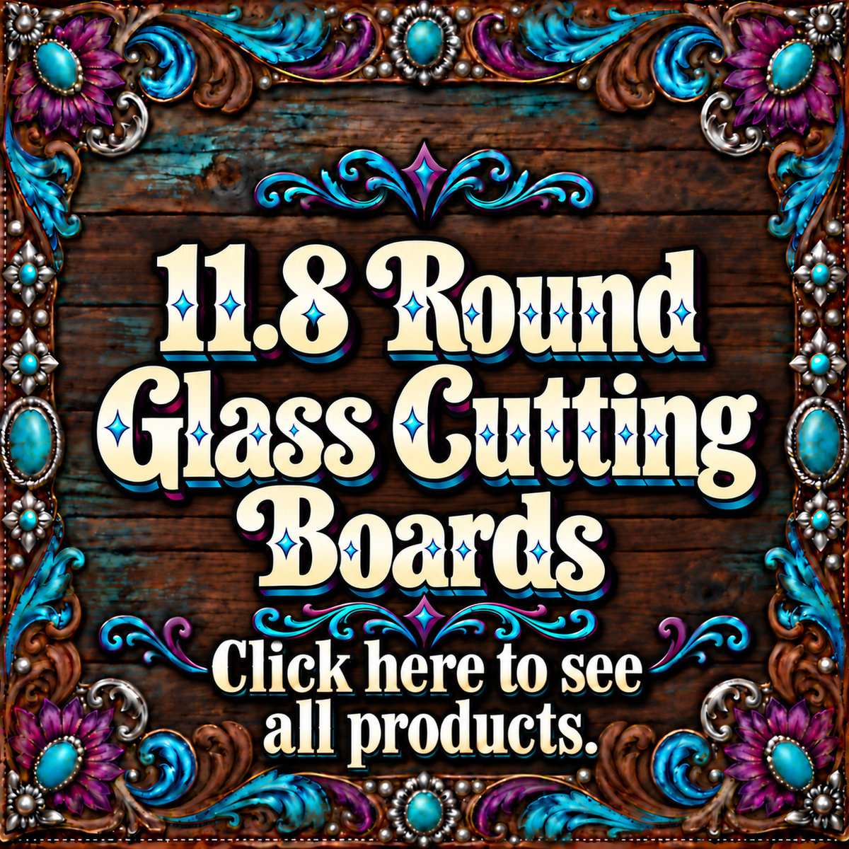 11.8 Round Glass Cutting Boards