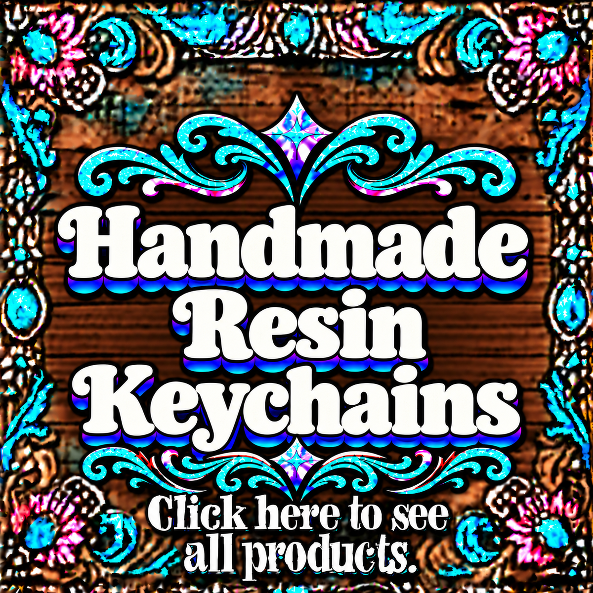 Handmade Resin Keychains
