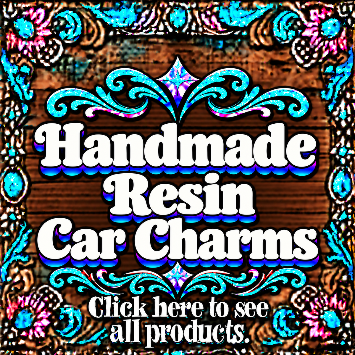 Handmade Resin Car Charms
