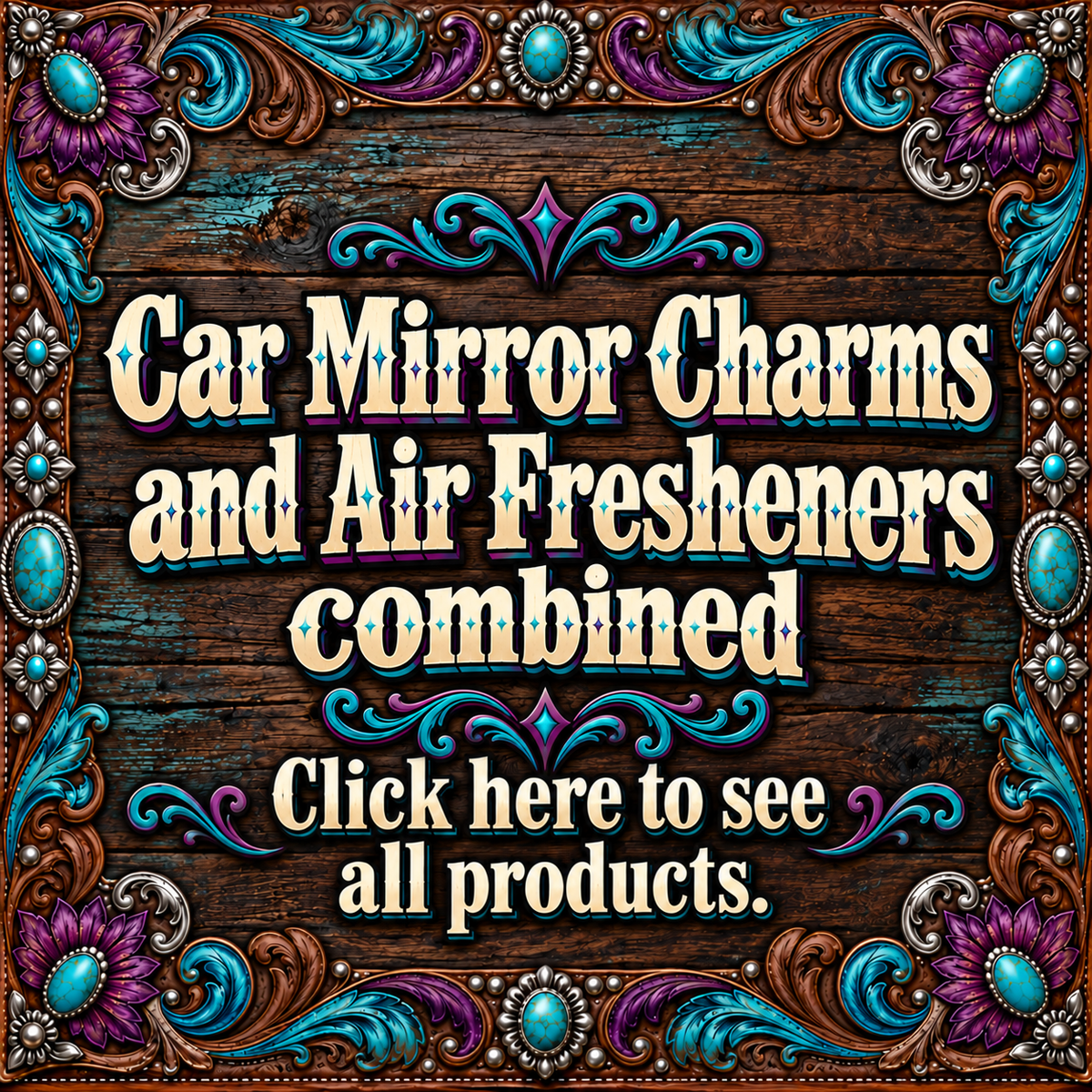 Car Mirror Charms and Air Fresheners combined in one!!!!