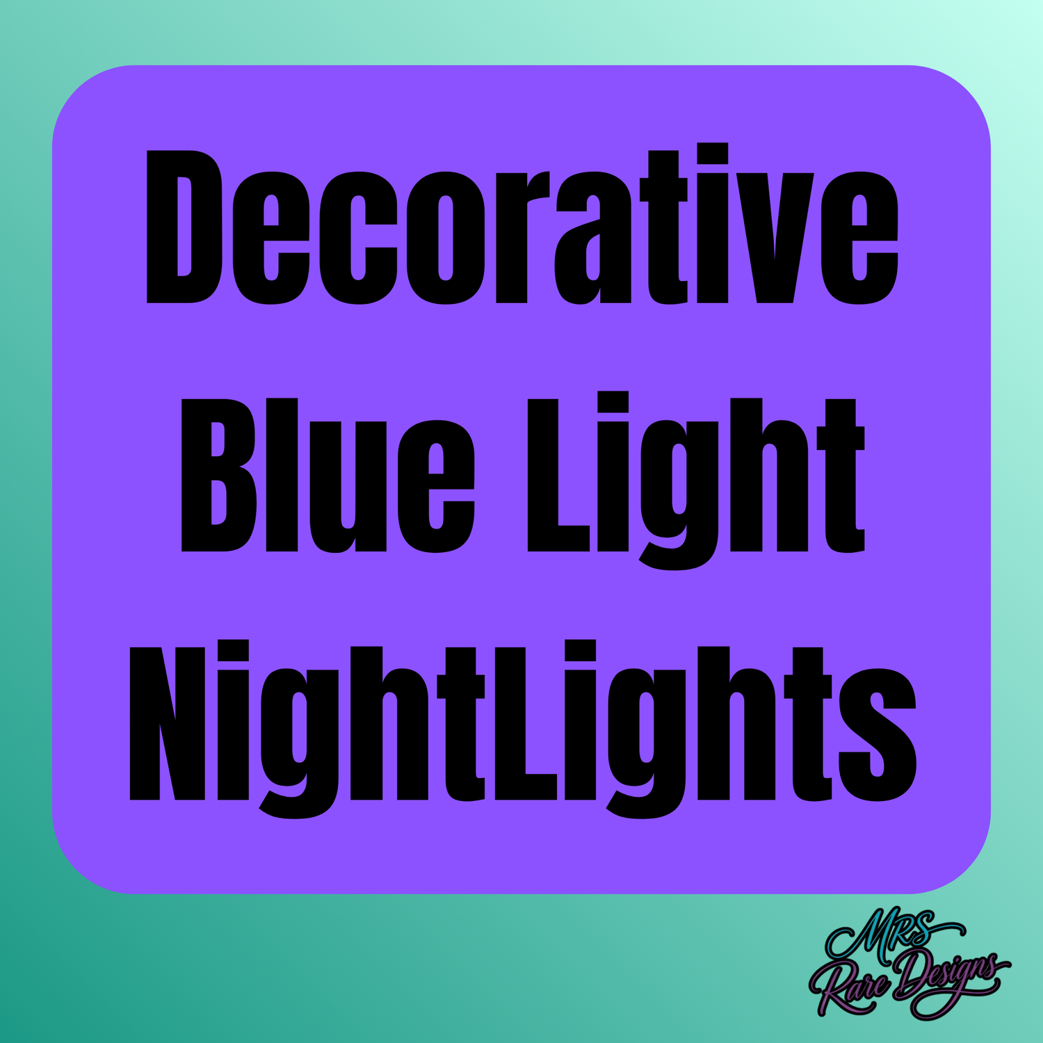 Decorative Blue Light NightLights