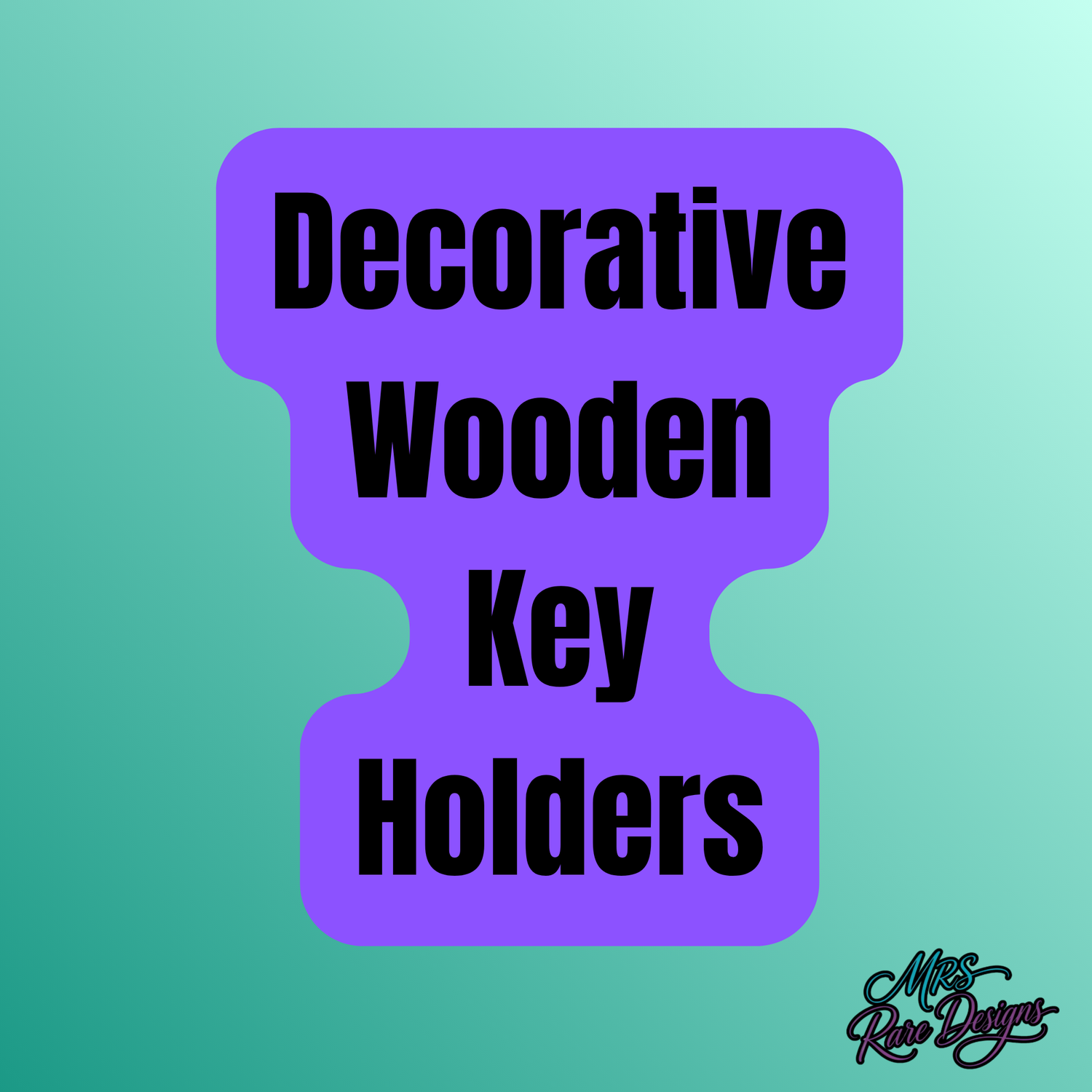 Decorative Wooden Key Holders