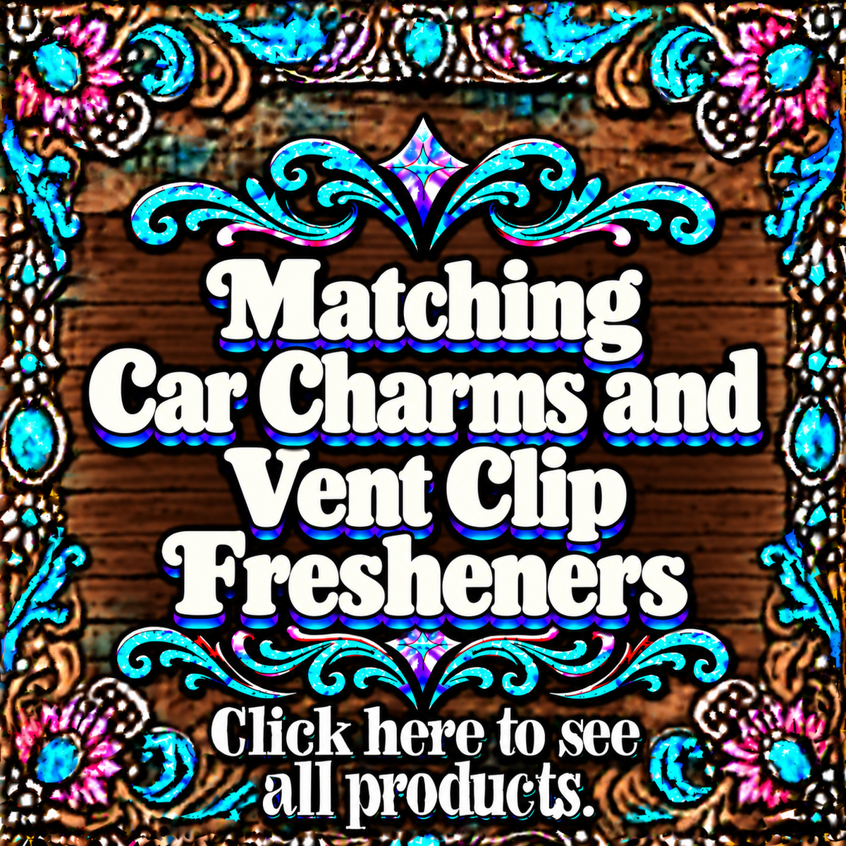 Matching Car Charms and Vent Clip Fresheners