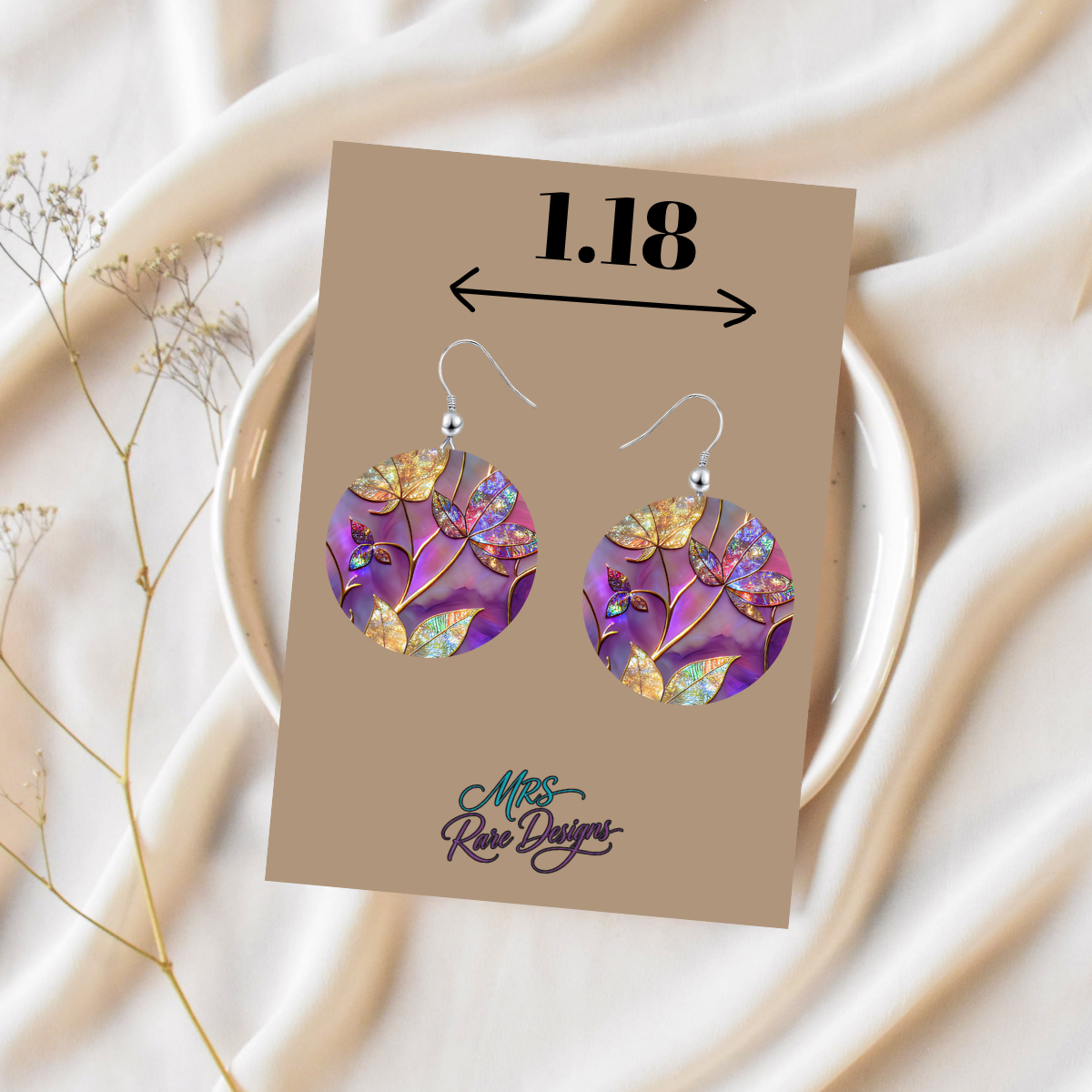 Radiant Autumn Aura Drop Earrings Collection