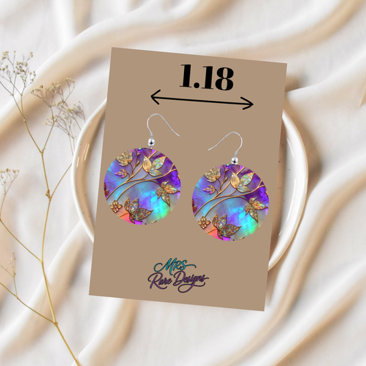 Radiant Autumn Aura Drop Earrings Collection
