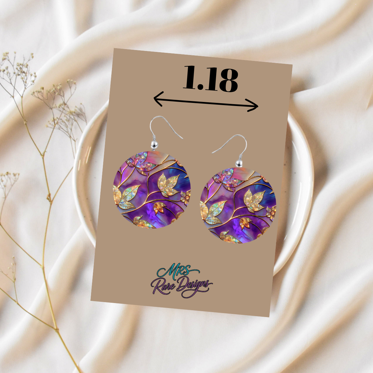 Radiant Autumn Aura Drop Earrings Collection