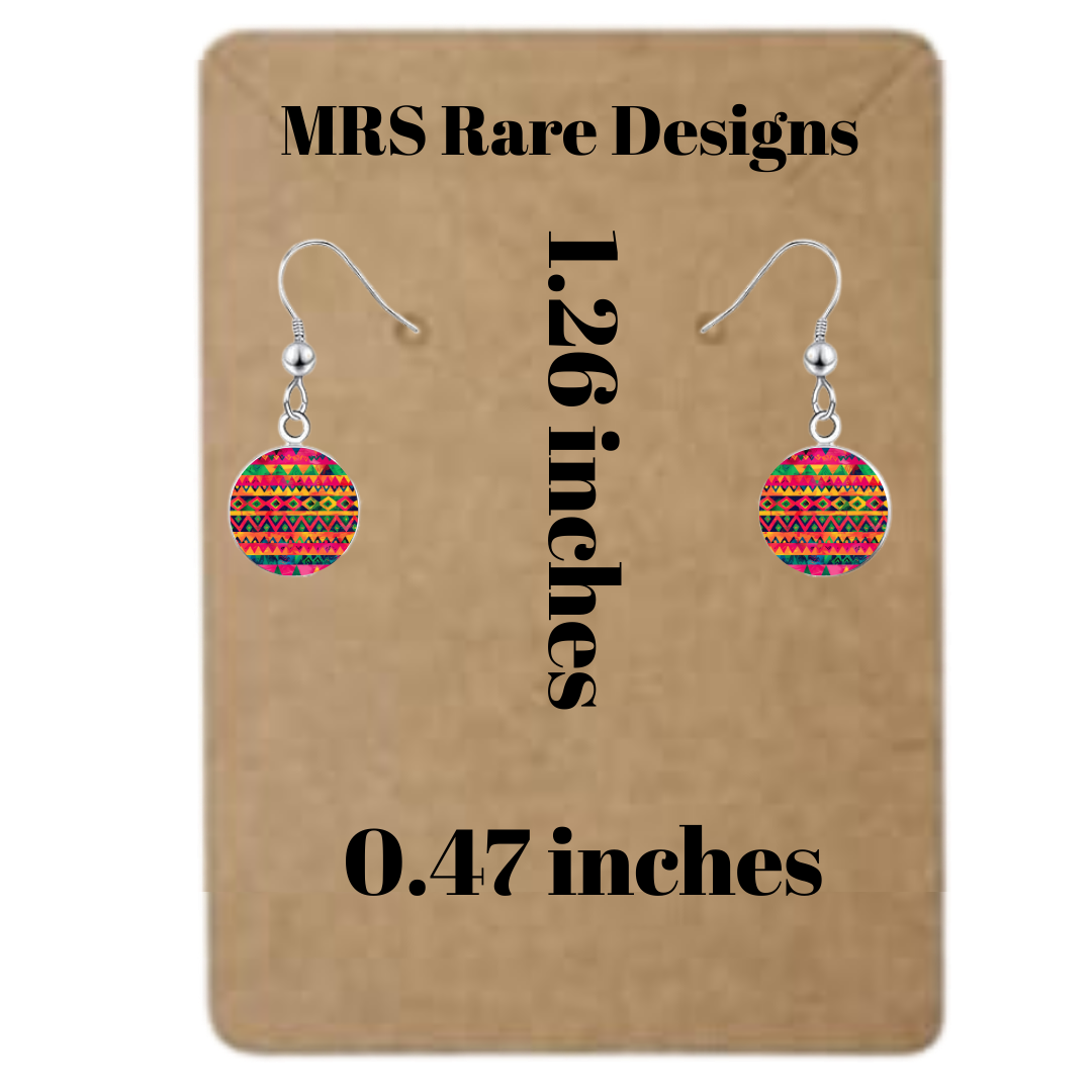 Boho Brights – Tribal Pattern Earring Set
