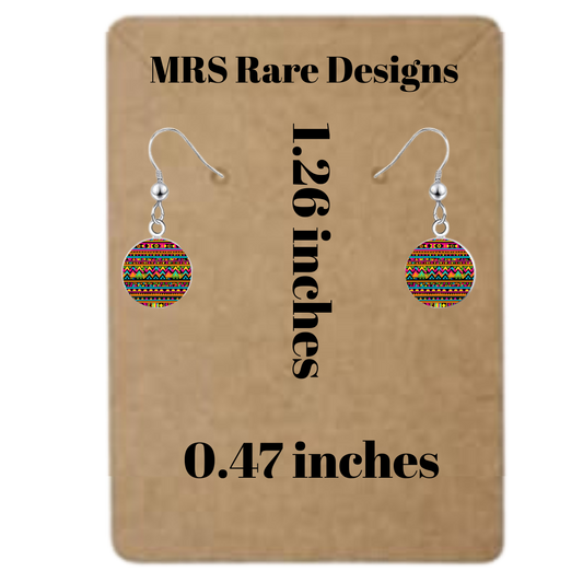 Boho Brights – Tribal Pattern Earring Set