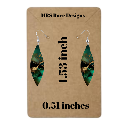 Mystic Forest Teardrop Earrings