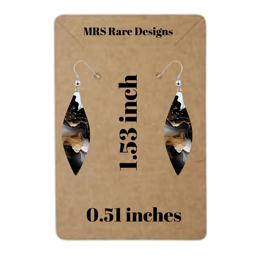Midnight Luxe Teardrop Earrings
