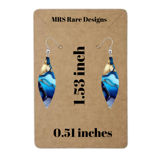 Blue Tide Teardrop Earrings