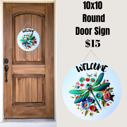 Dragonfly Welcome Signs Collection