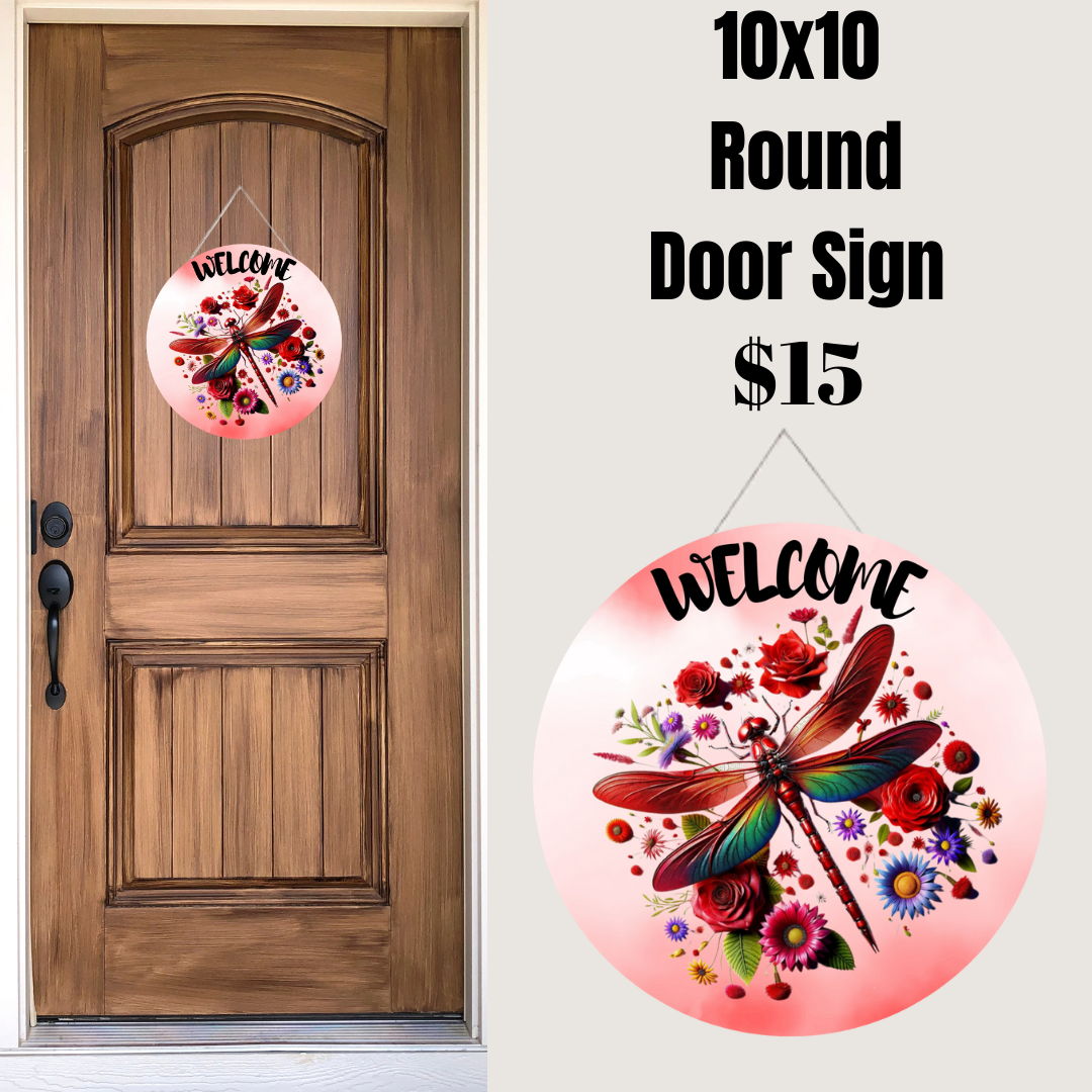 Dragonfly Welcome Signs Collection