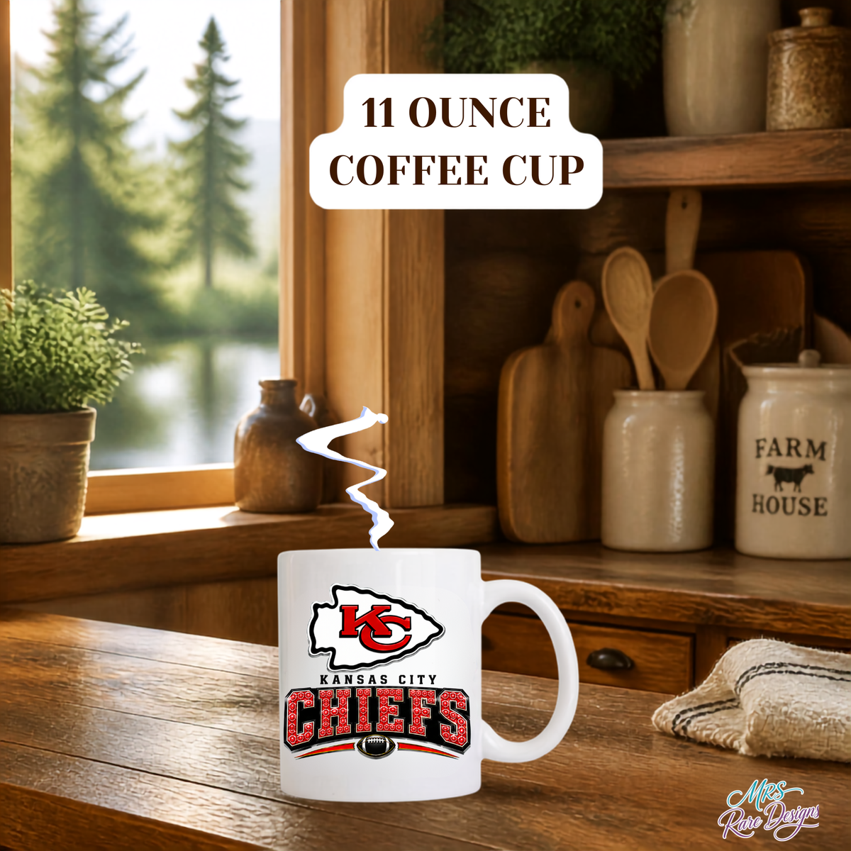 Game Day Kickoff 11 oz Football Coffee Cup – Choose Your Team