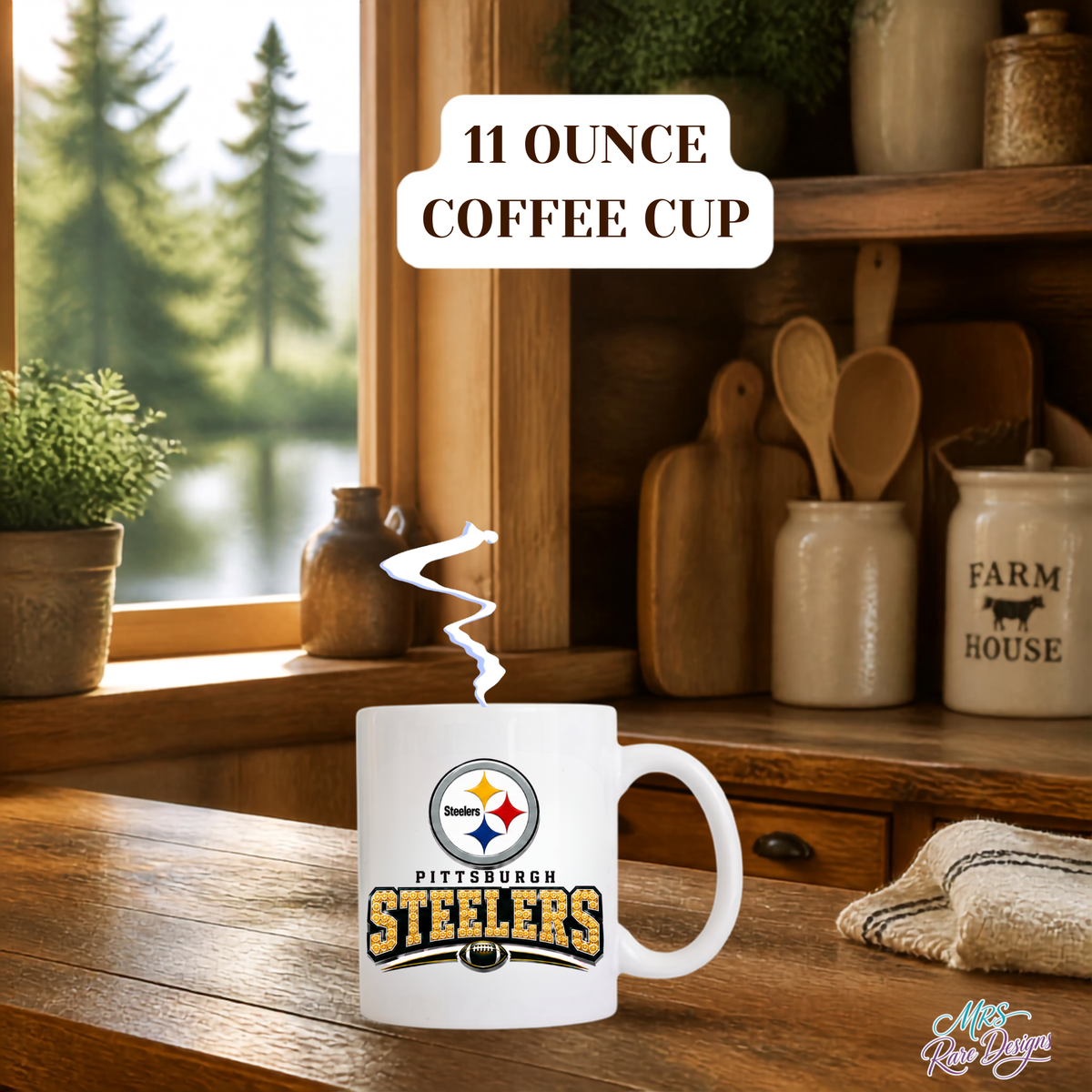 Game Day Kickoff 11 oz Football Coffee Cup – Choose Your Team