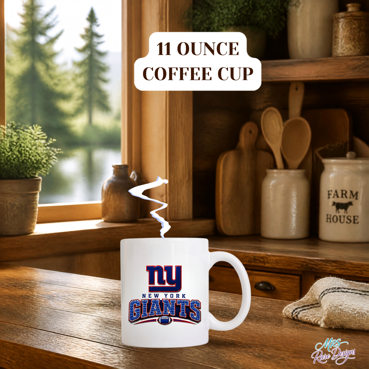 Game Day Kickoff 11 oz Football Coffee Cup – Choose Your Team