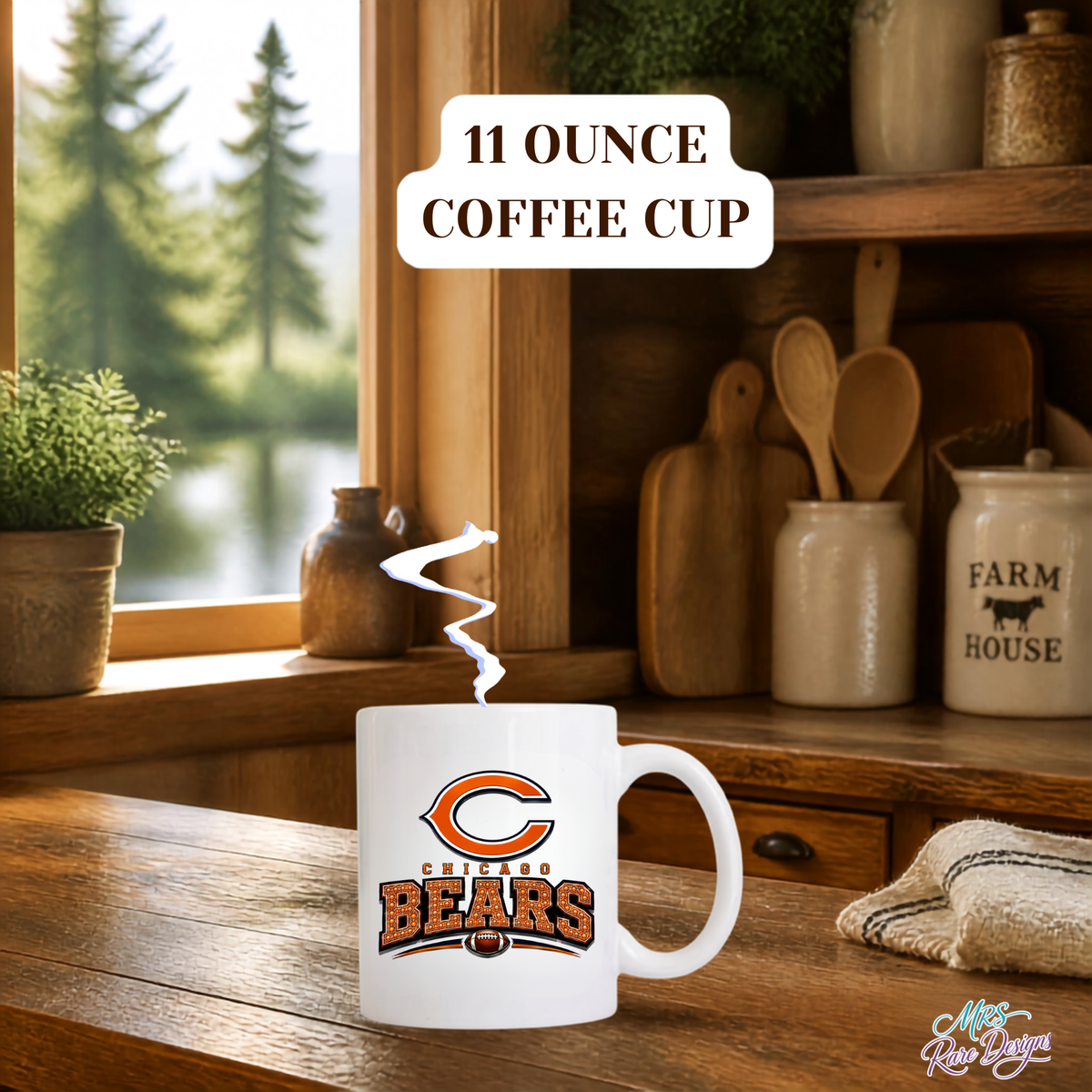 Game Day Kickoff 11 oz Football Coffee Cup – Choose Your Team