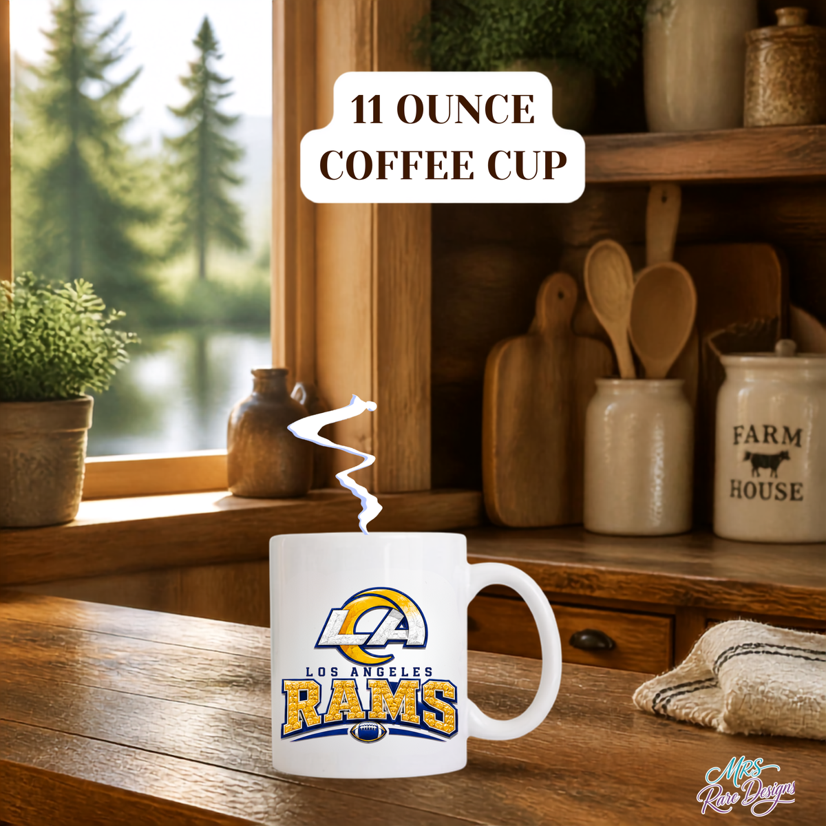 Game Day Kickoff 11 oz Football Coffee Cup – Choose Your Team