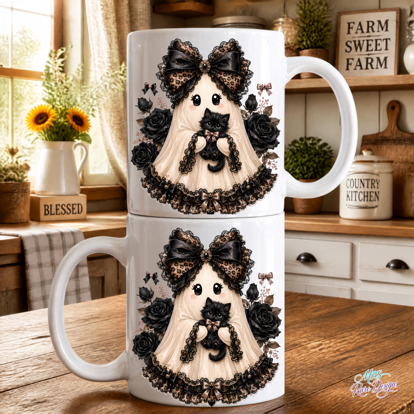 🖤 "Rise & Shine, Spooky" Coffee Mug — 11oz