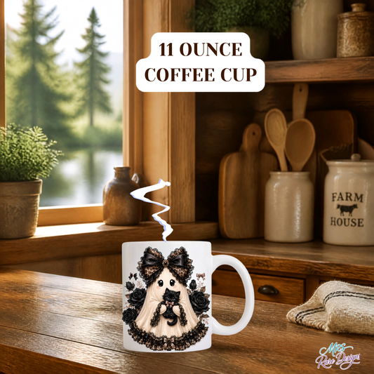 🖤 "Rise & Shine, Spooky" Coffee Mug — 11oz