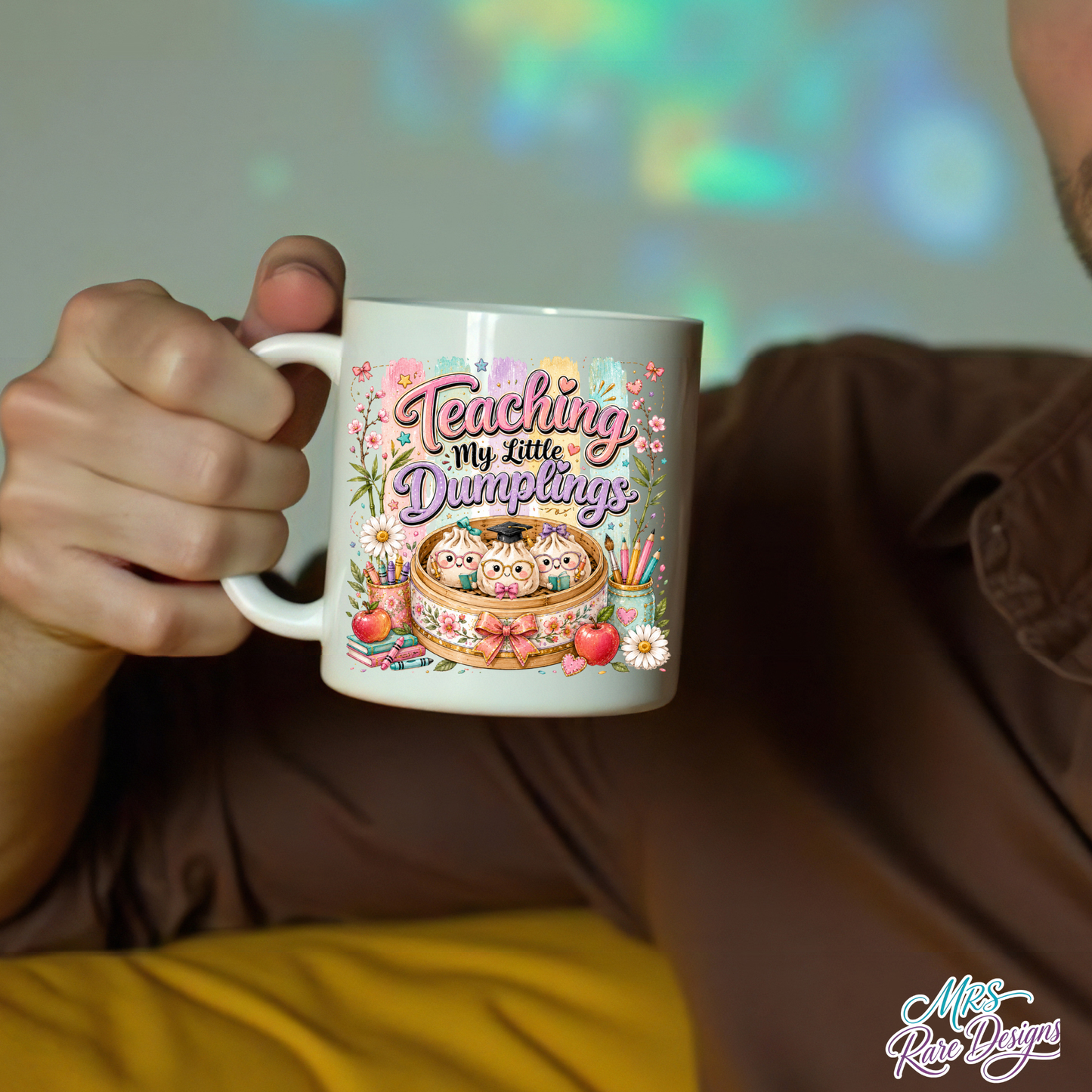 "Teaching My Little Dumplings" Teacher Edition Mug