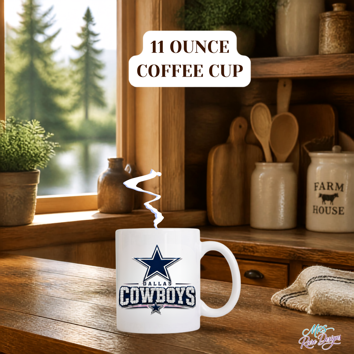Game Day Kickoff 11 oz Football Coffee Cup – Choose Your Team
