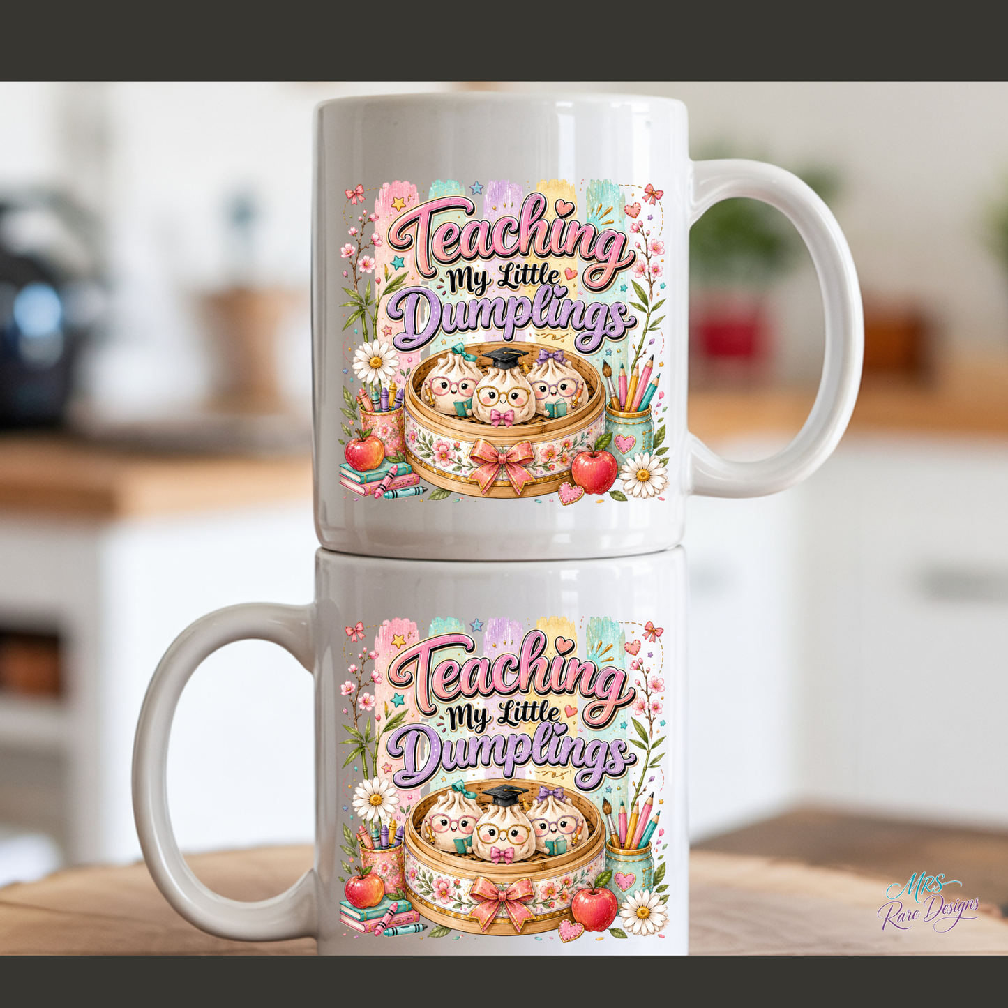 "Teaching My Little Dumplings" Teacher Edition Mug