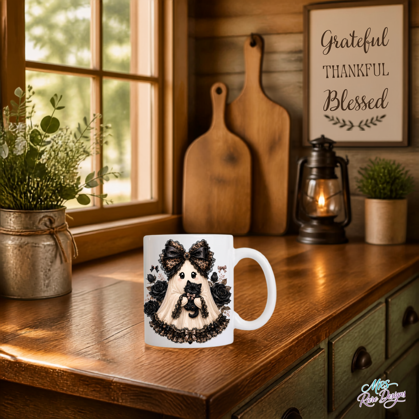 🖤 "Rise & Shine, Spooky" Coffee Mug — 11oz