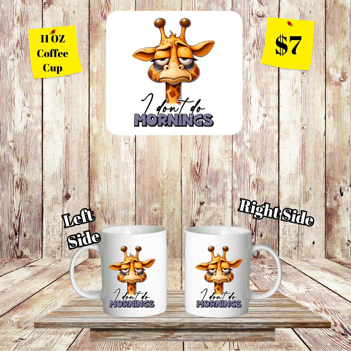 Giraffe Mugs Galore