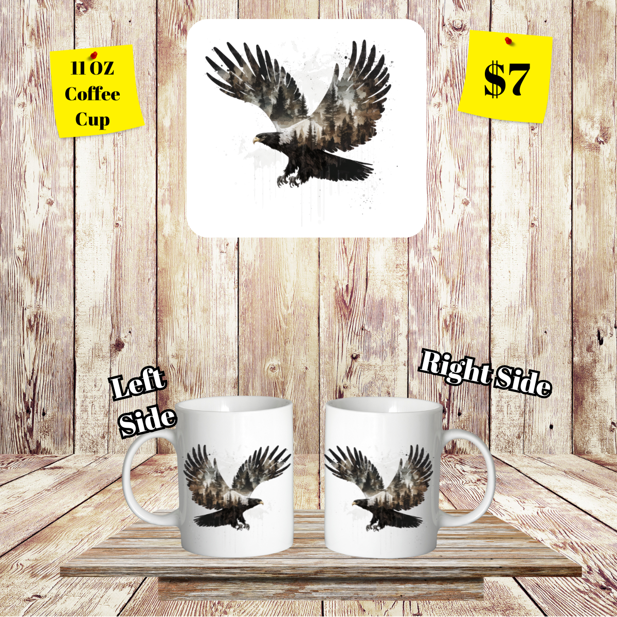 Wildlife Silhouette 11 OZ Coffee Cups Collection