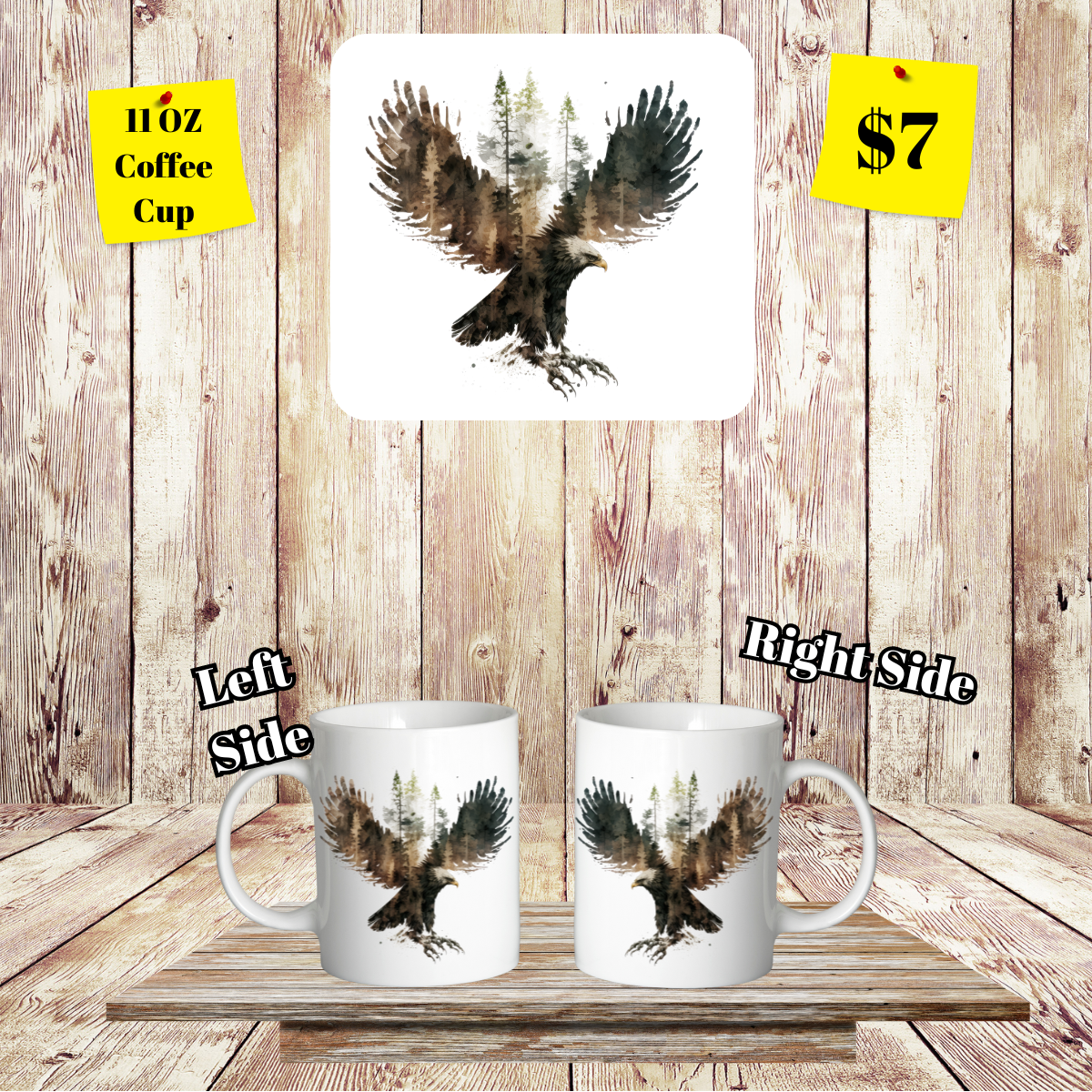 Wildlife Silhouette 11 OZ Coffee Cups Collection