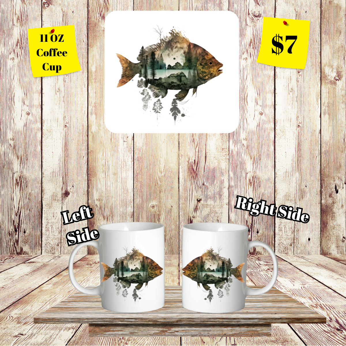 Wildlife Silhouette 11 OZ Coffee Cups Collection