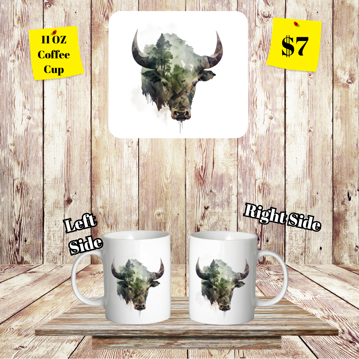 Wildlife Silhouette 11 OZ Coffee Cups Collection