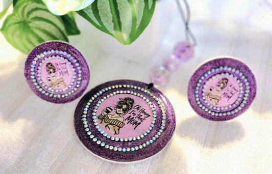 That Mom Glam Car Charm & Vent Clip Set