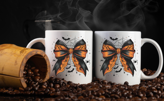 Hauntingly Chic Bow Mug Collection – Halloween Edition