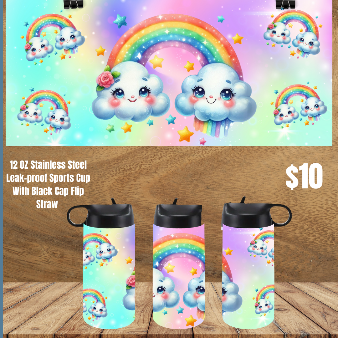 Rainbow Whimsy Sports Cup Collection