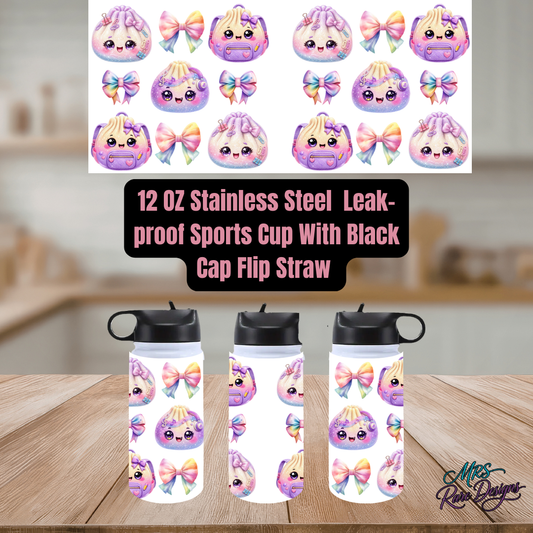 "Jammin' & Studying" Flip Straw Sports Cup