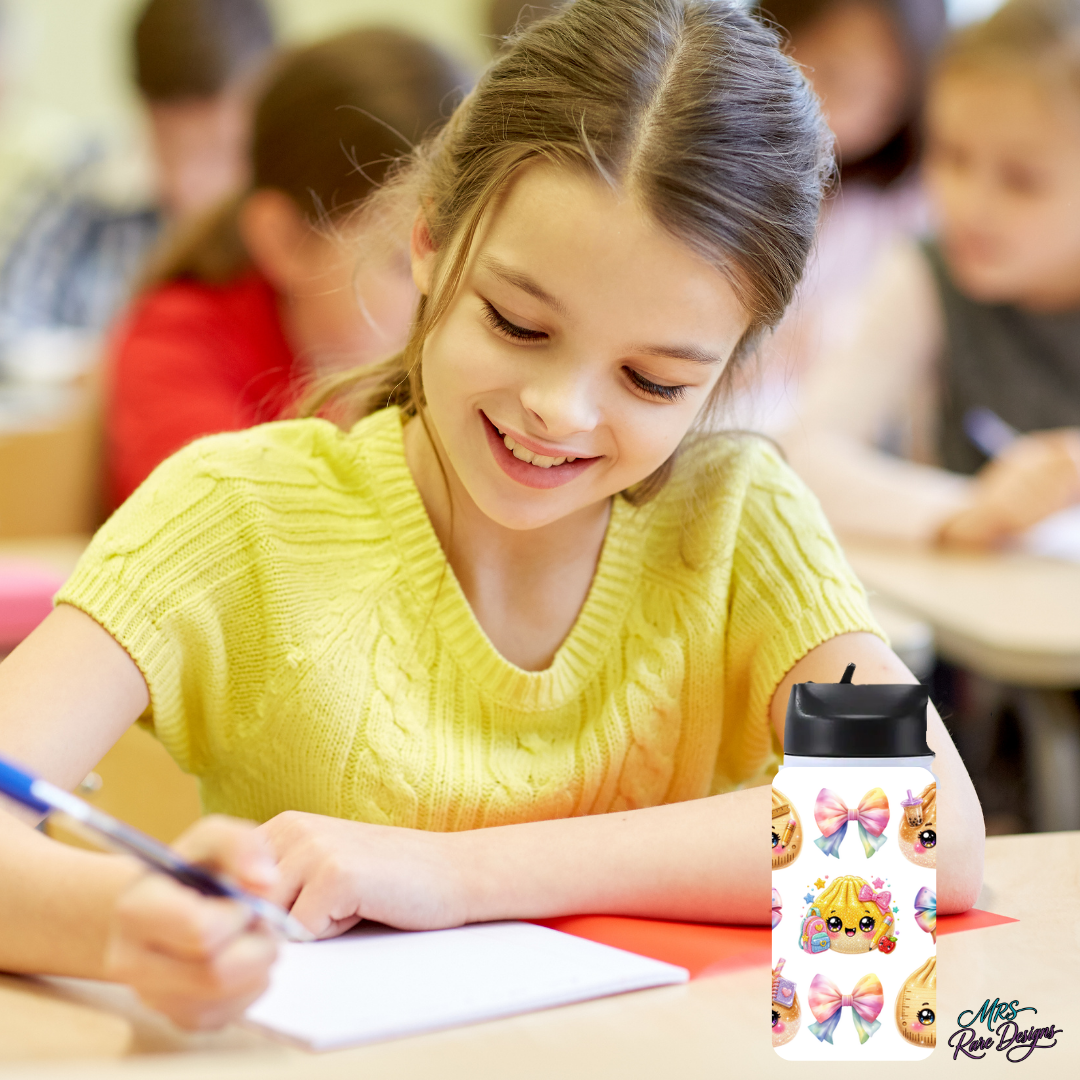 "Sweet Study Buddies" Flip Straw Sports Cup