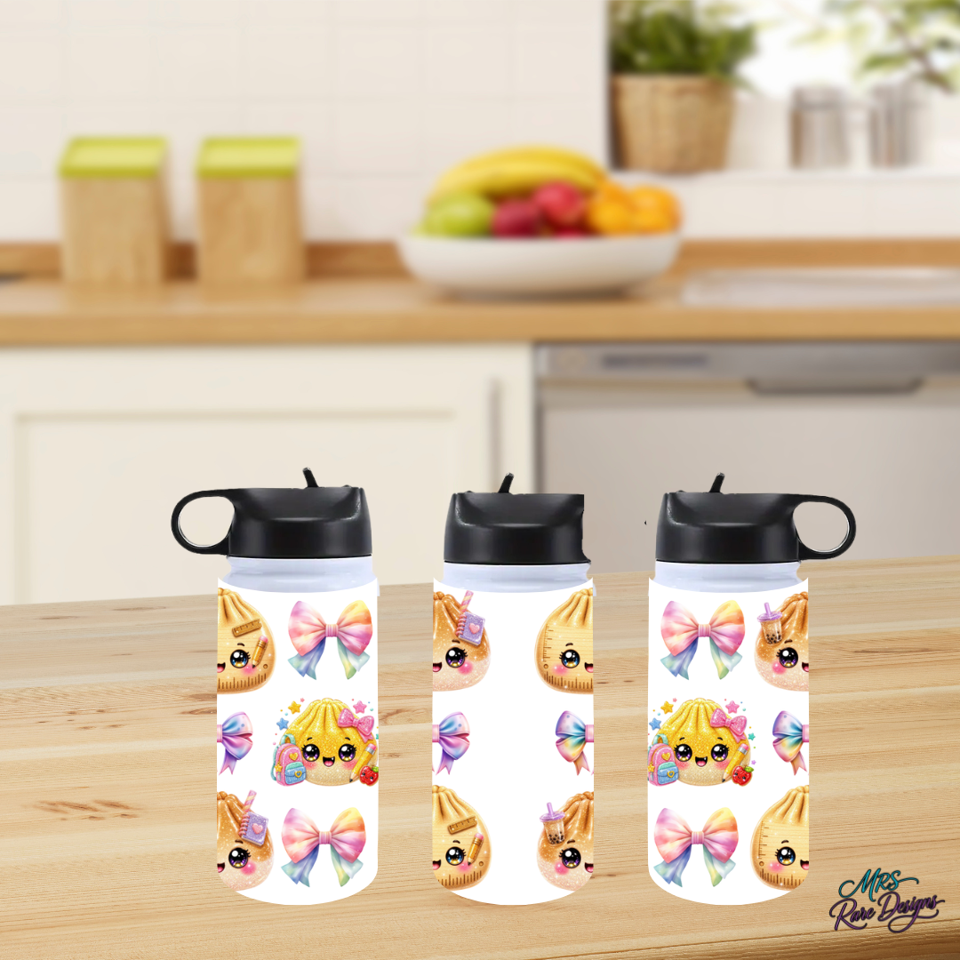 "Sweet Study Buddies" Flip Straw Sports Cup
