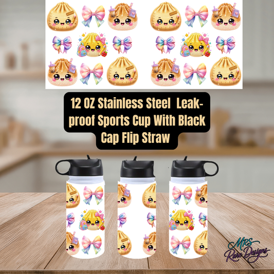 "Sweet Study Buddies" Flip Straw Sports Cup