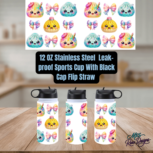 "Little Mixologist" Flip Straw Sports Cup
