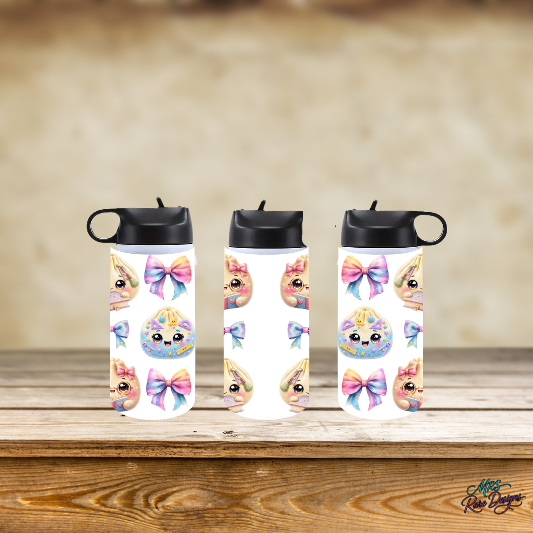 "Bookworm Bestie" Flip Straw Sports Cup