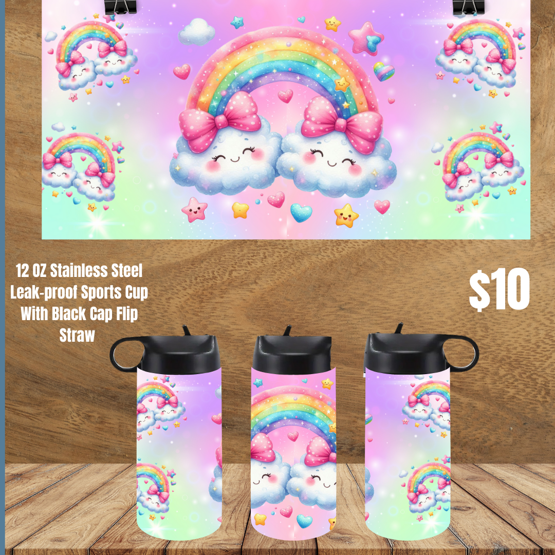 Rainbow Whimsy Sports Cup Collection