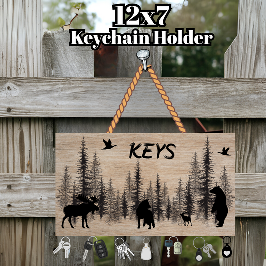 Wildwood Creatures Keychain Holder Collection